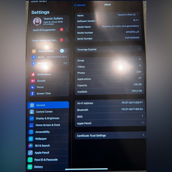 Ipad pro 3rd generation 11inch - Picture 2 of 4